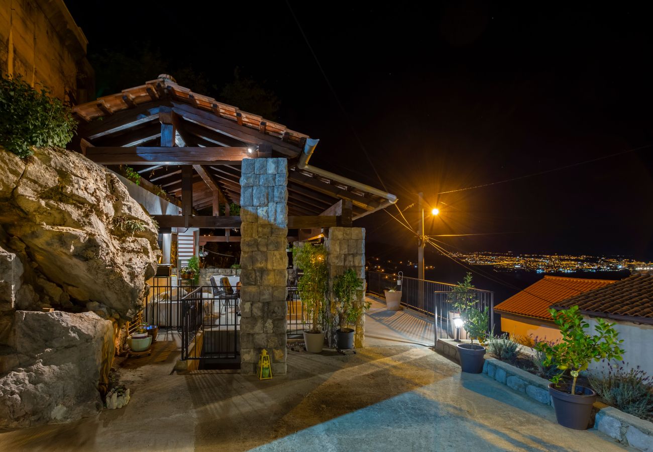 Villa in Poljane - Villa Karla, pool with Kvarner bay view