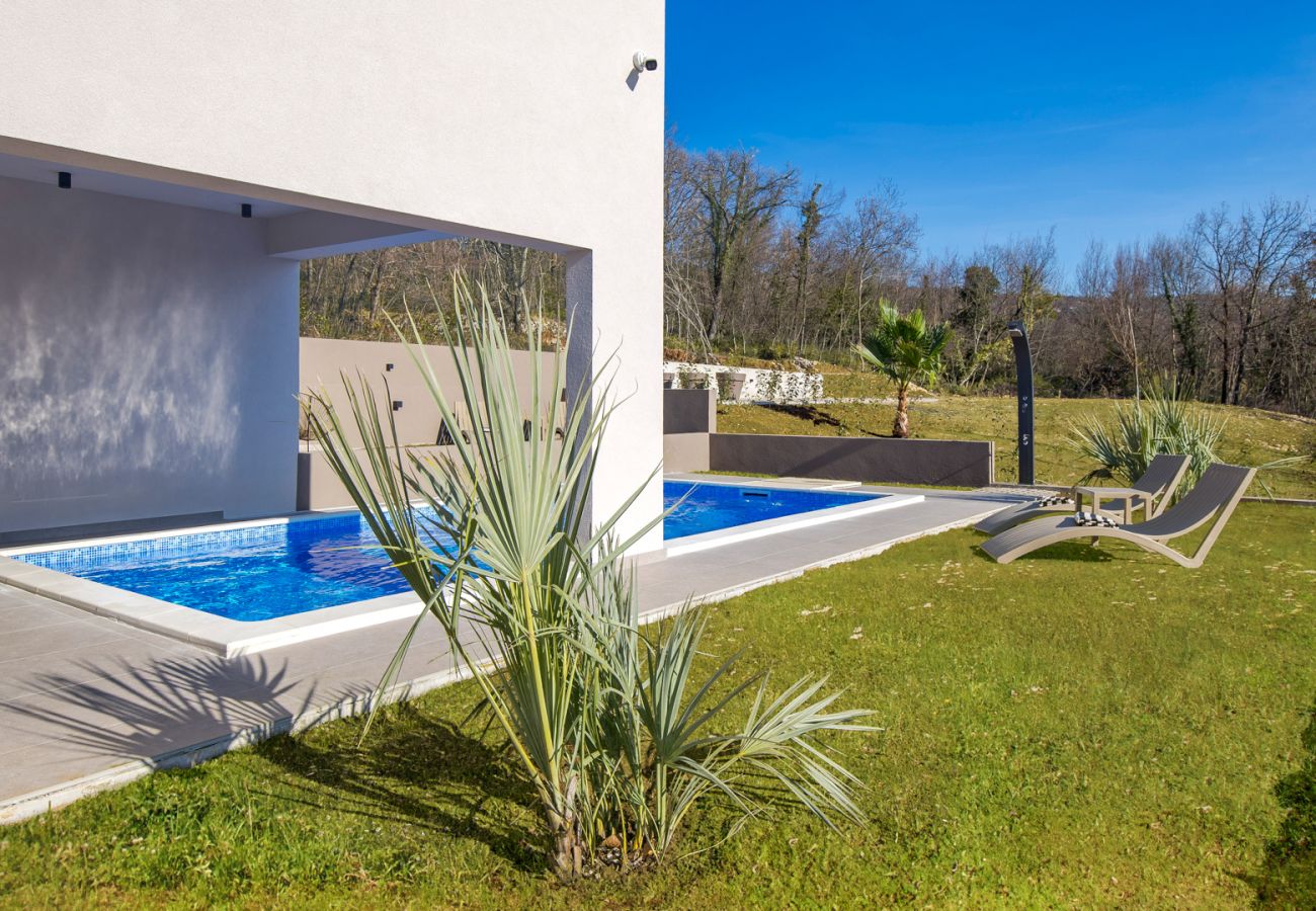 Villa a Poljane - Casa Fani with beautiful seaview